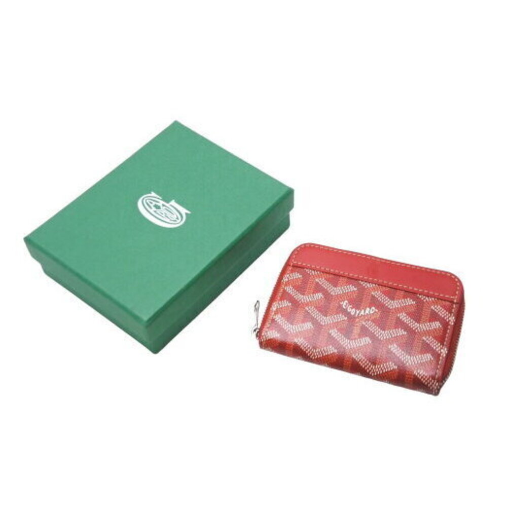 Goyard Matignon Coin Wallet Case Red